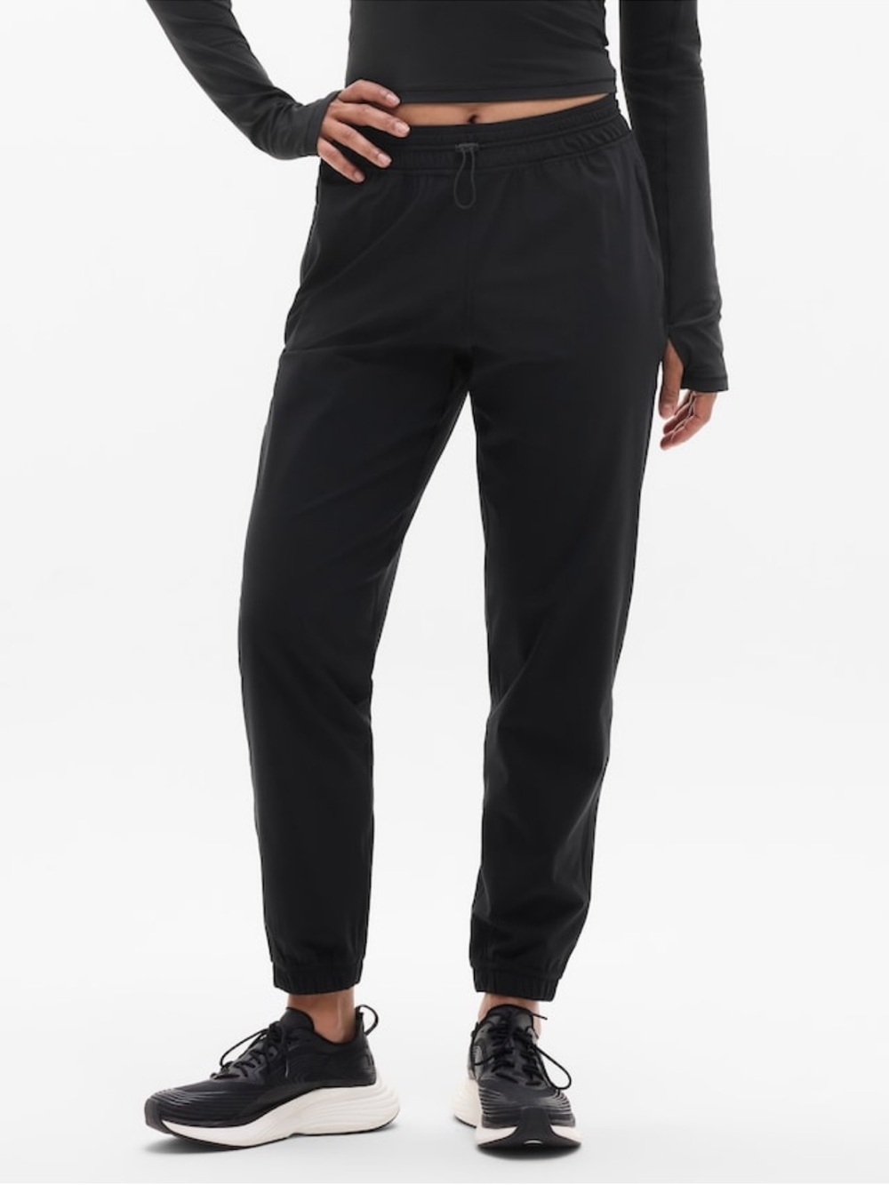 NWT Athleta 'Crosstrain' High Rise Jogger Pant (Black, XXS & XS) - Retail: $109